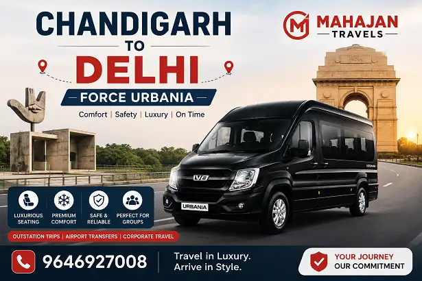 Chandigarh to Delhi Urbania