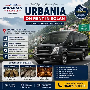 urbania on rent in solan